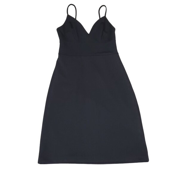 Express womens mini dress size XS/TP Black color adjustable straps lining - Picture 3 of 15